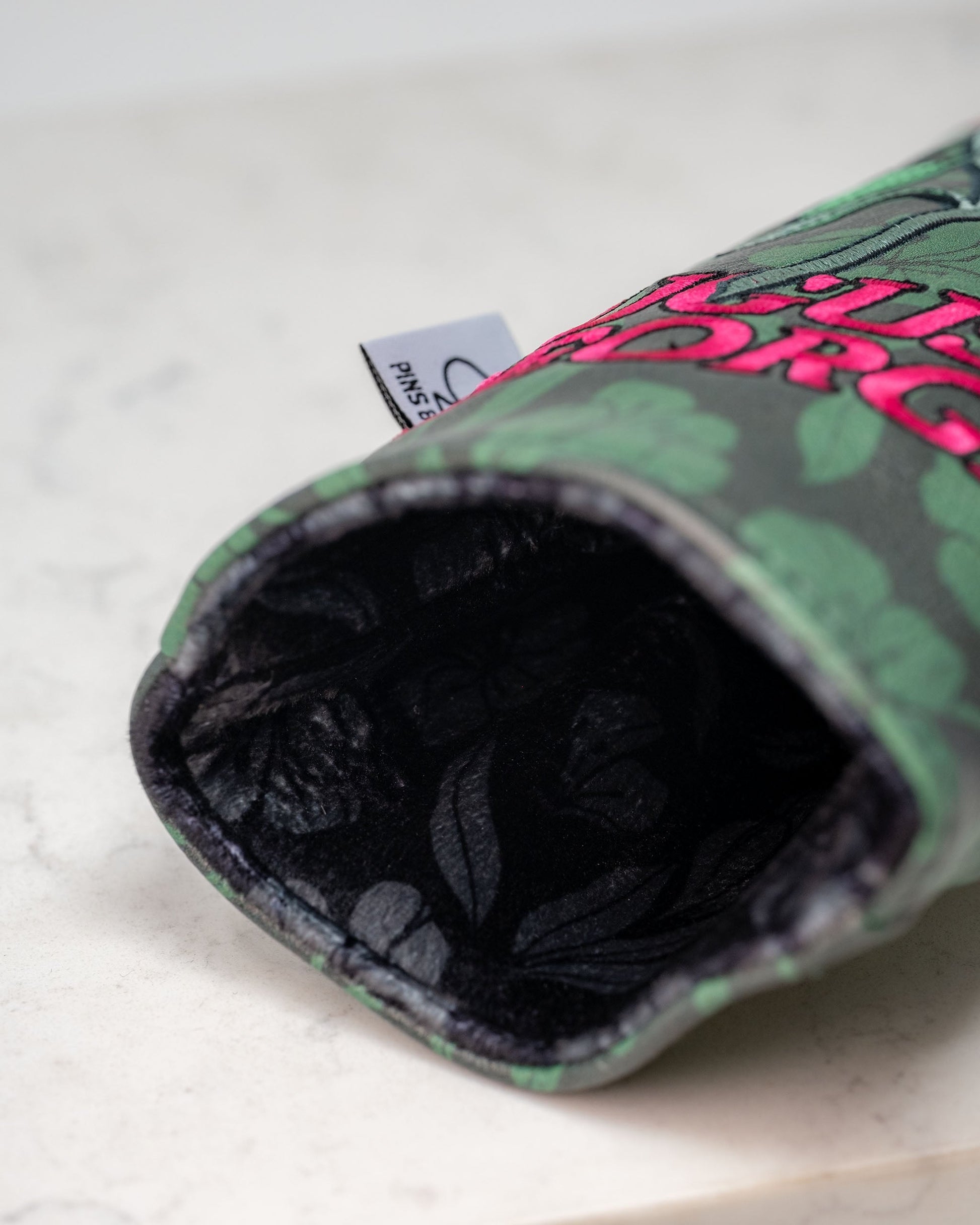 Hibiscus Bloom Fairway Cover featuring vibrant floral design on a durable fabric.