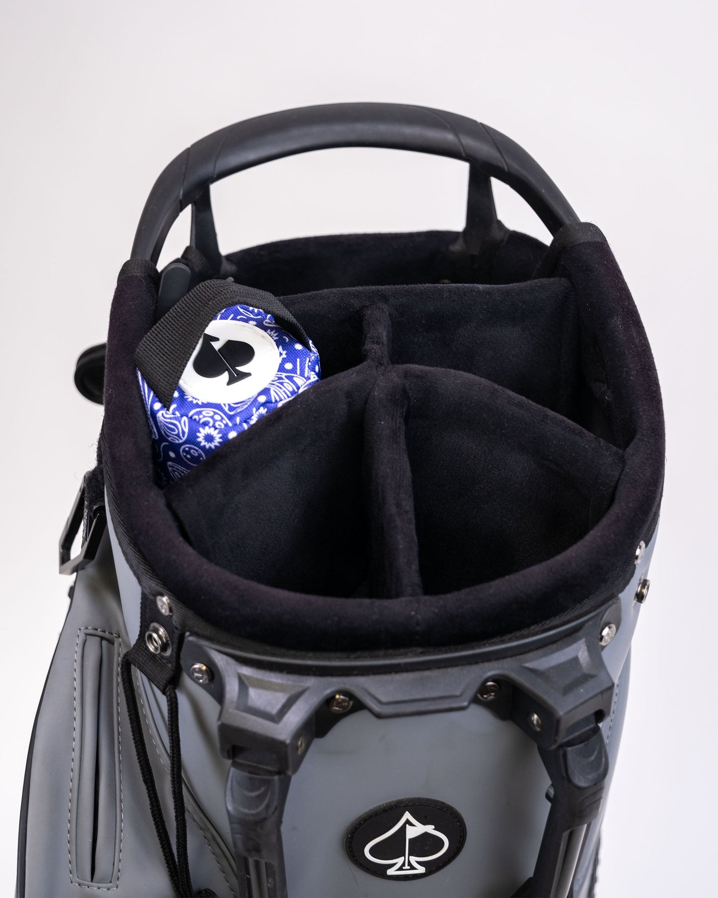 HEYDUDE Beer Sleeve in Indigolactic design, featuring a vibrant blue and purple galaxy pattern, ideal for holding beverages.