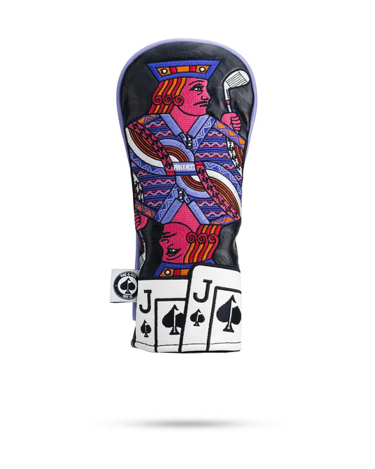 Jack of Spades hybrid cover featuring a purple design with playing card motifs and intricate detailing.