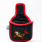 Alt text: Koi Flow mallet putter cover featuring a vibrant koi fish design on a black background, perfect for golf enthusiasts.