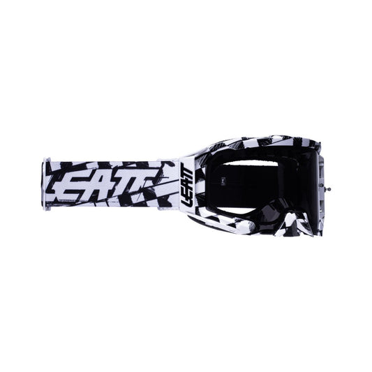 LEATT PROTECTION GOGGLE VELOCITY 5.5 CHECKER WITH SMOKE 28% LENS