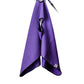 Magnetic towel in grape color, featuring a compact design with a magnet for easy attachment.