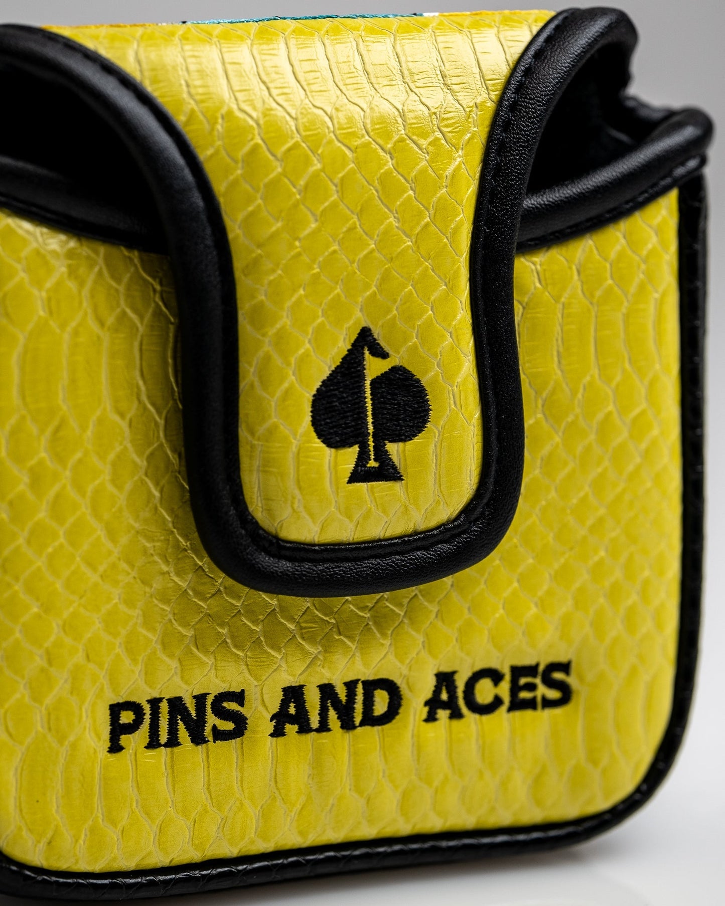 Mojave mallet golf putter cover featuring a vibrant desert design with cactus and sunset graphics.