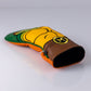 TMNT Michelangelo hybrid golf club cover featuring vibrant orange and green colors with a turtle design.