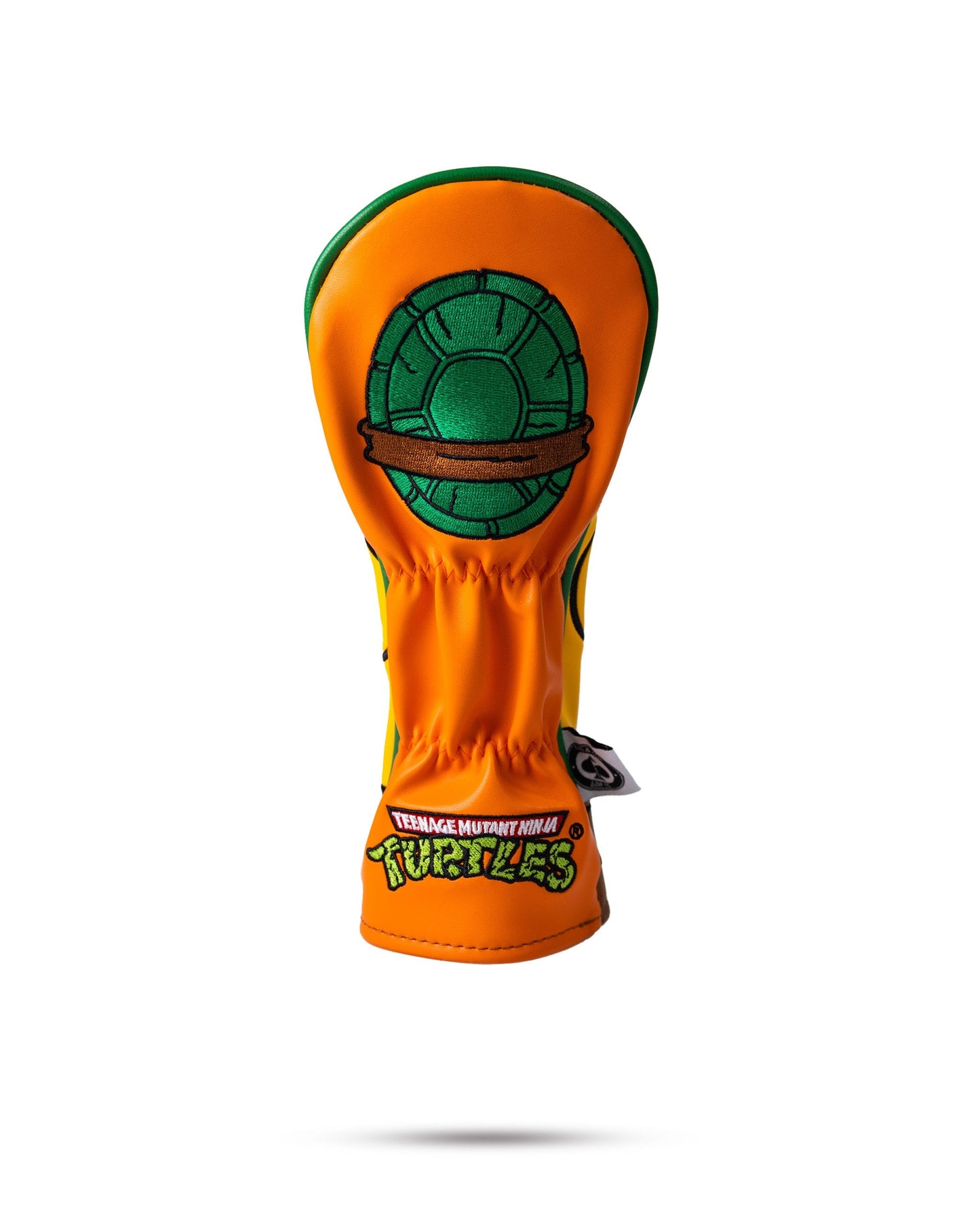 TMNT Michelangelo hybrid cover featuring vibrant orange and green colors, showcasing Michelangelo's iconic mask and nunchaku design.