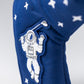 NASA Space Walk Blade Putter Cover featuring a vibrant space-themed design and embroidered NASA logo.