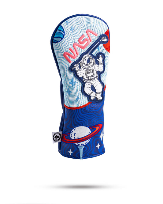 NASA Space Walk Fairway Cover featuring a vibrant space-themed design with planets and stars.