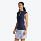 Brianna Sleveless Mock in Navy