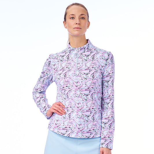 Leila Mock Ice Blue