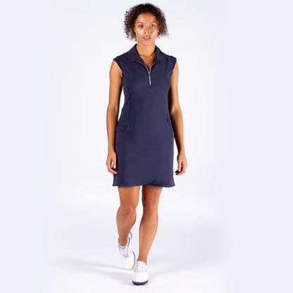 Emilia Dress in Navy
