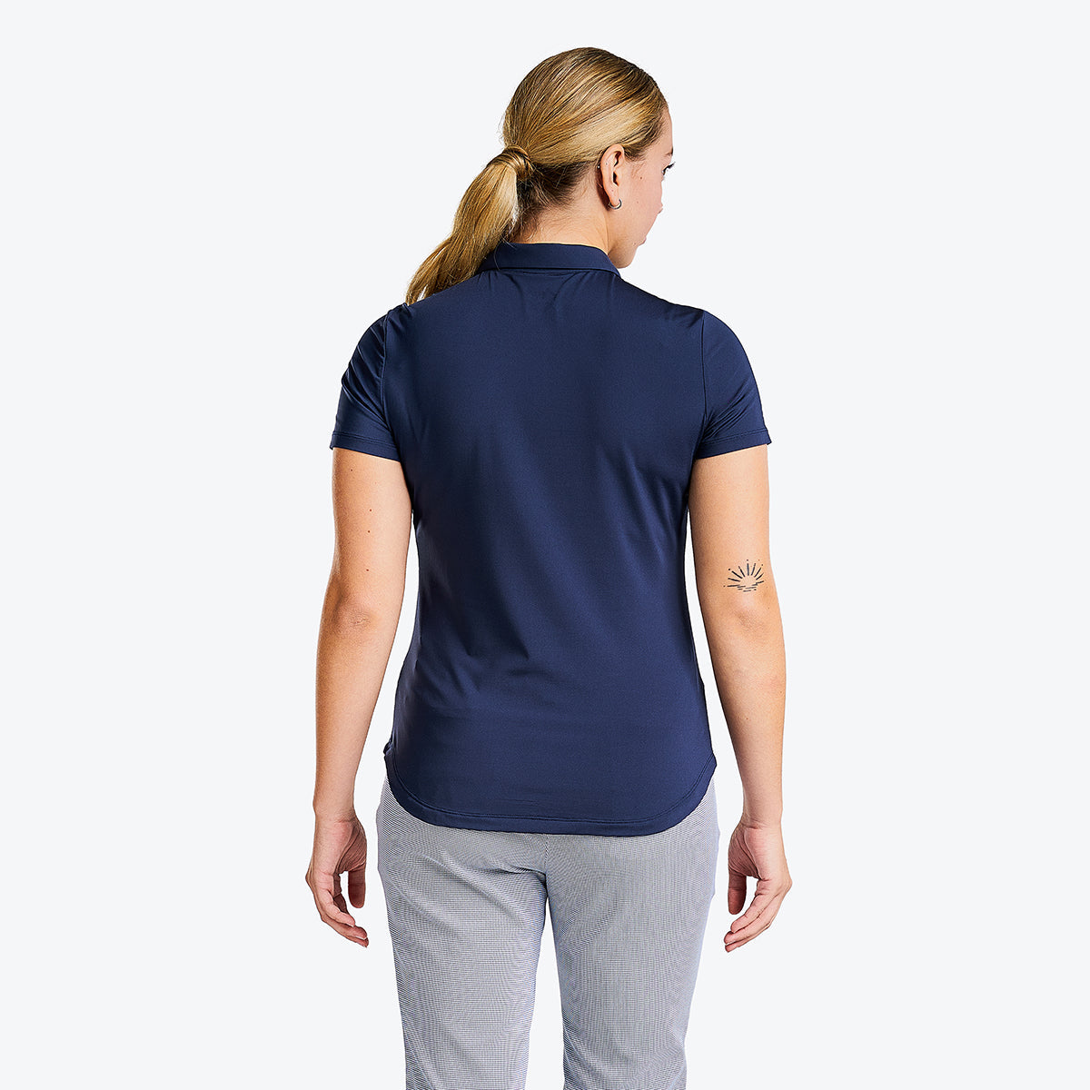 Naila Short Sleeve Polo Navy