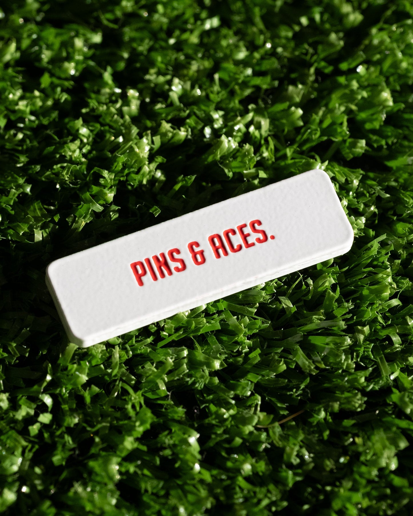 NASA "Worm" ball marker featuring the iconic NASA logo in vibrant colors, designed for golf enthusiasts.