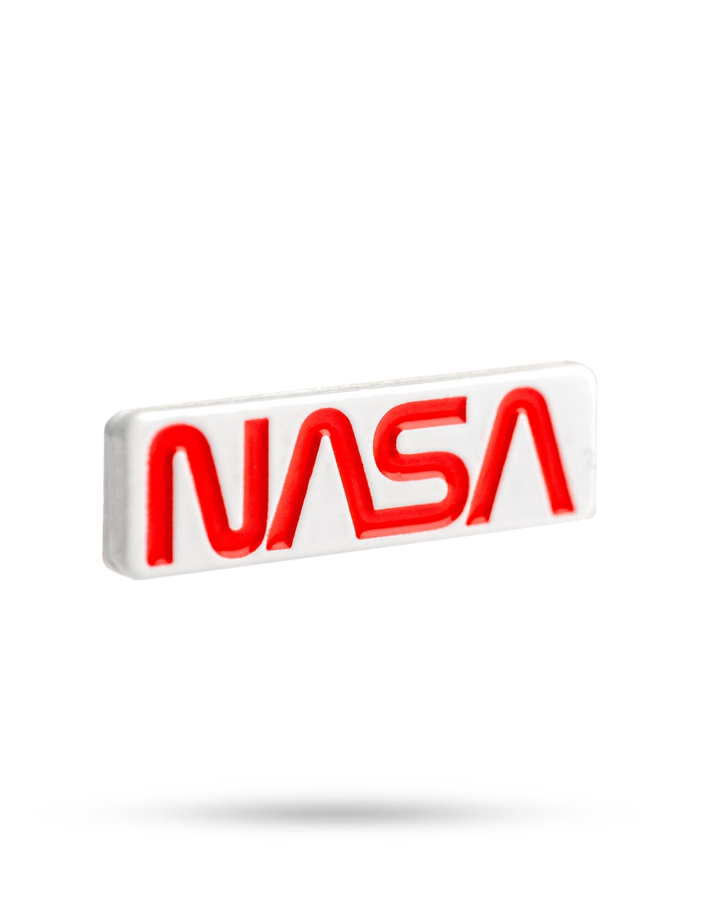 NASA "Worm" Ball Marker featuring a sleek design with a bold NASA logo and vibrant colors, ideal for golf enthusiasts and collectors.