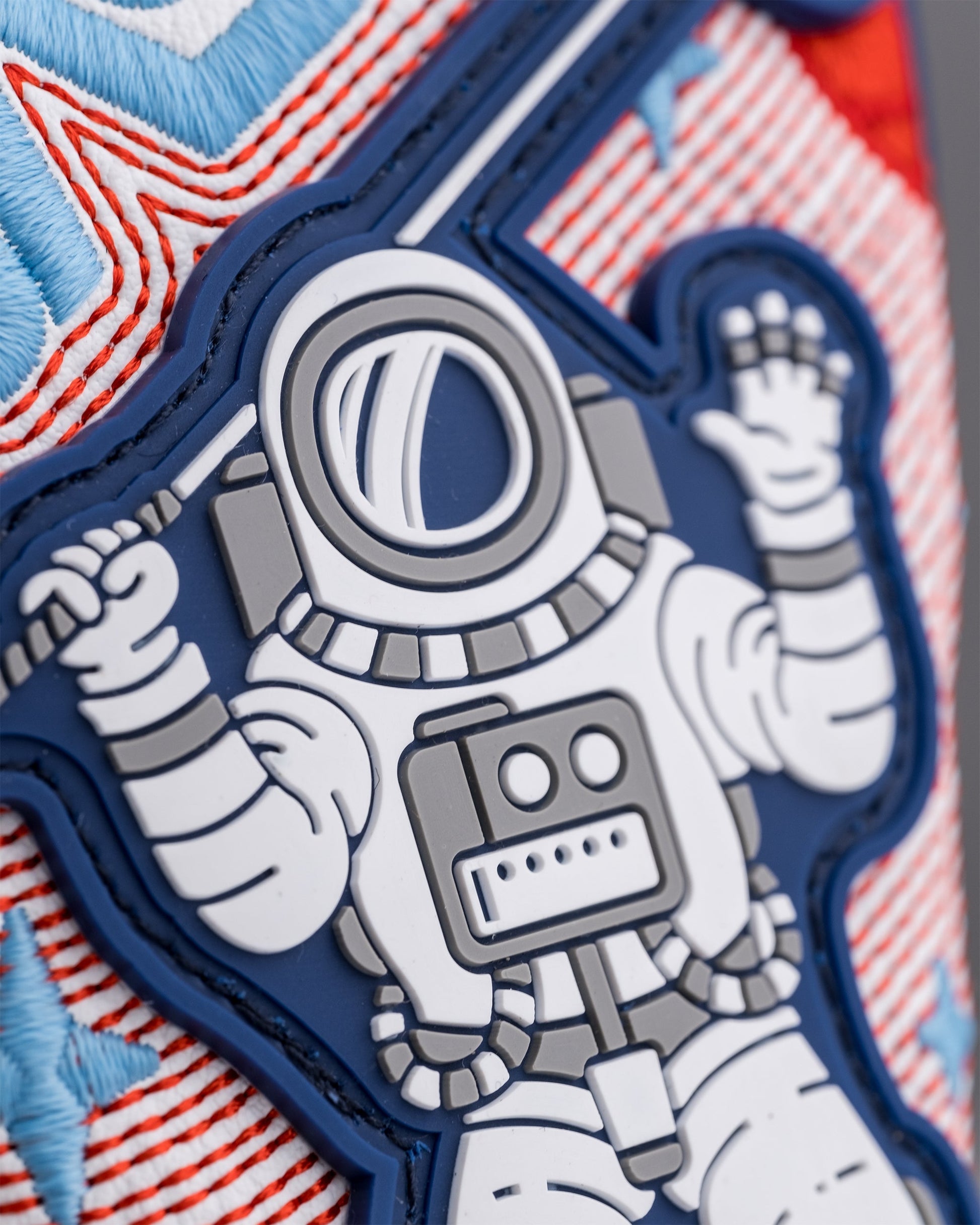 NASA Space Walk Hybrid Cover featuring a vibrant design of an astronaut in space, set against a backdrop of stars and planets.