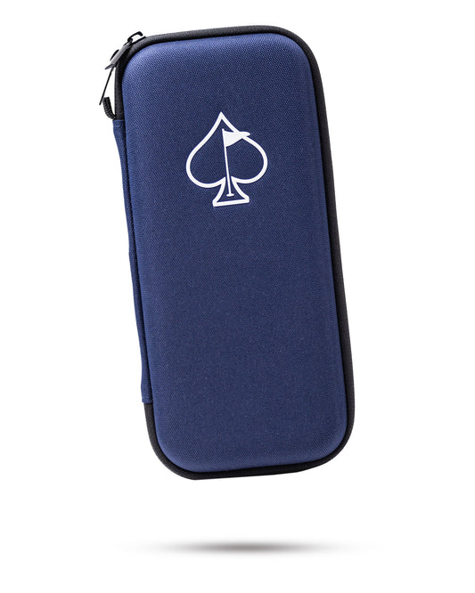 Navy Glove & Accessory Caddie for golf gear organization, featuring multiple compartments for gloves and accessories.
