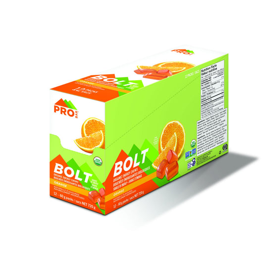 PROBAR BOLT ENERGY CHEWS ORANGE (12 UNIT CASE)