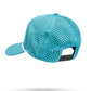 Perforated rope hat in baby blue by Parlay Building Co., featuring a stylish patch and adjustable fit.