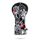 Graffiti-style driver cover featuring colorful designs and a bold street art aesthetic.