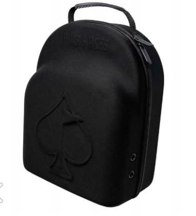 Stylish black Hat Caddie with a sleek design, perfect for protecting and transporting golf hats on the course.