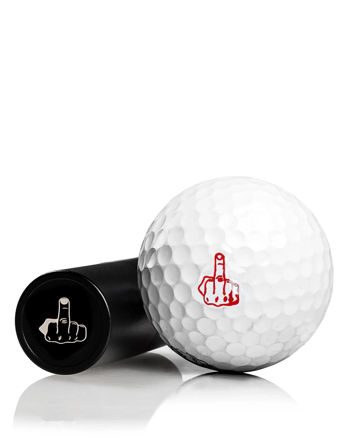 Middle Finger Ball Stamp