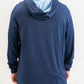 Navy performance golf hoodie featuring a lightweight design and a comfortable fit, ideal for on-course wear.