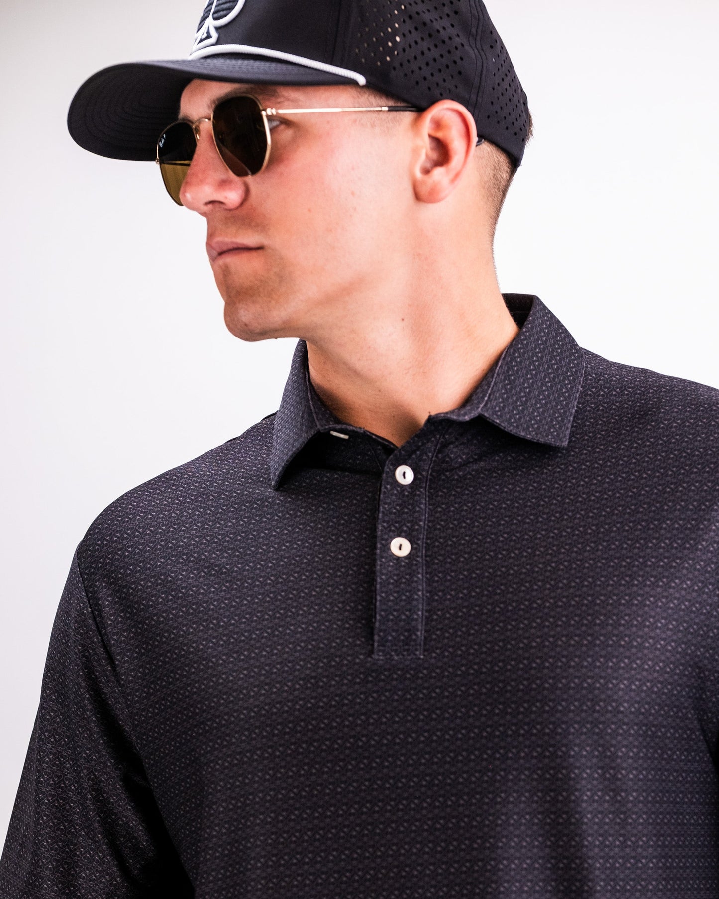 Player Preferred™ Polo in Midnight Spade color, featuring a sleek design and modern fit, on a plain background.
