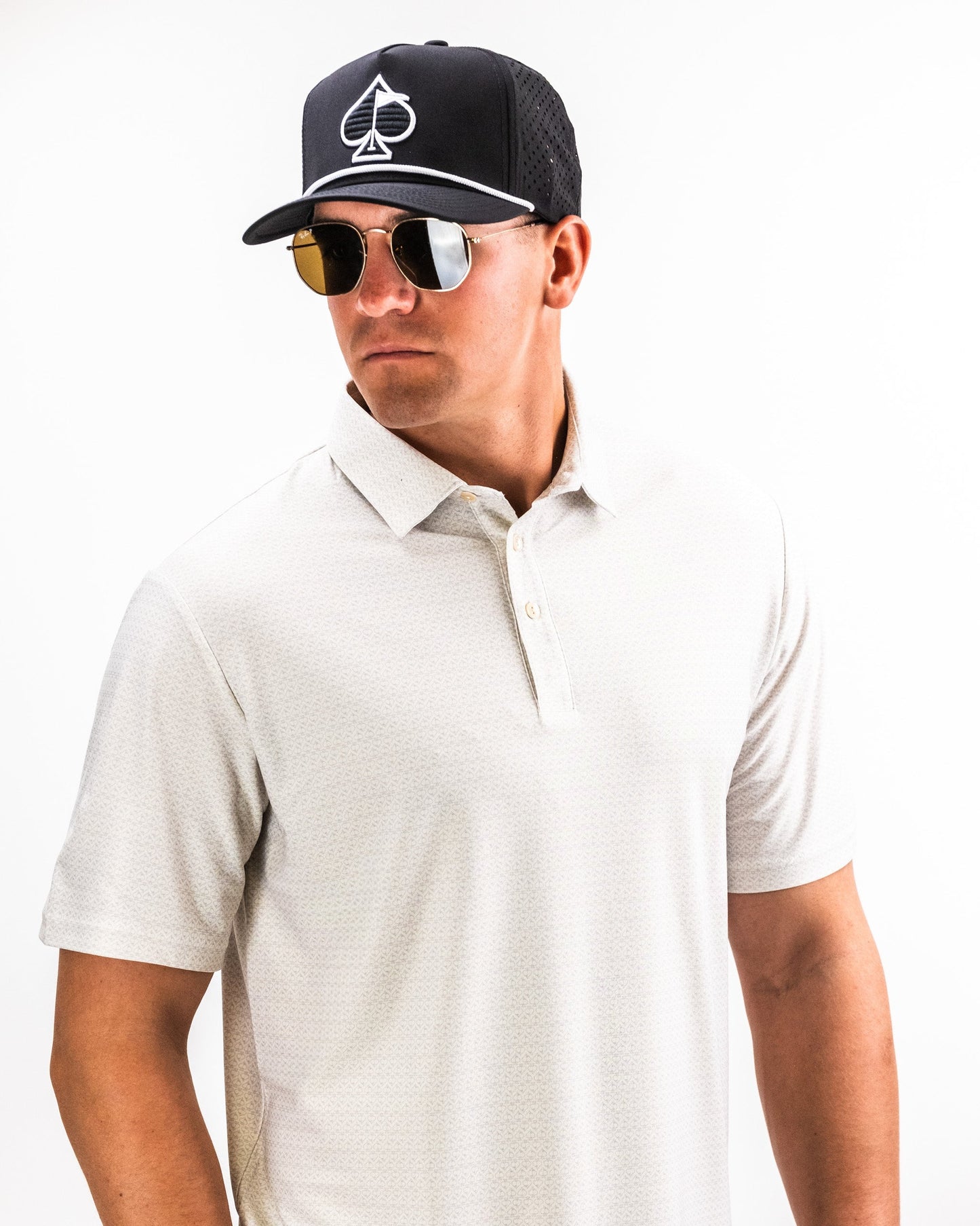 Alt text: Player Preferred™ Polo in Vapor Spade color, featuring a classic design and breathable fabric, displayed on a neutral background.
