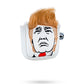 Trump Mallet Putter Cover featuring a vibrant design with a prominent golf-themed motif.