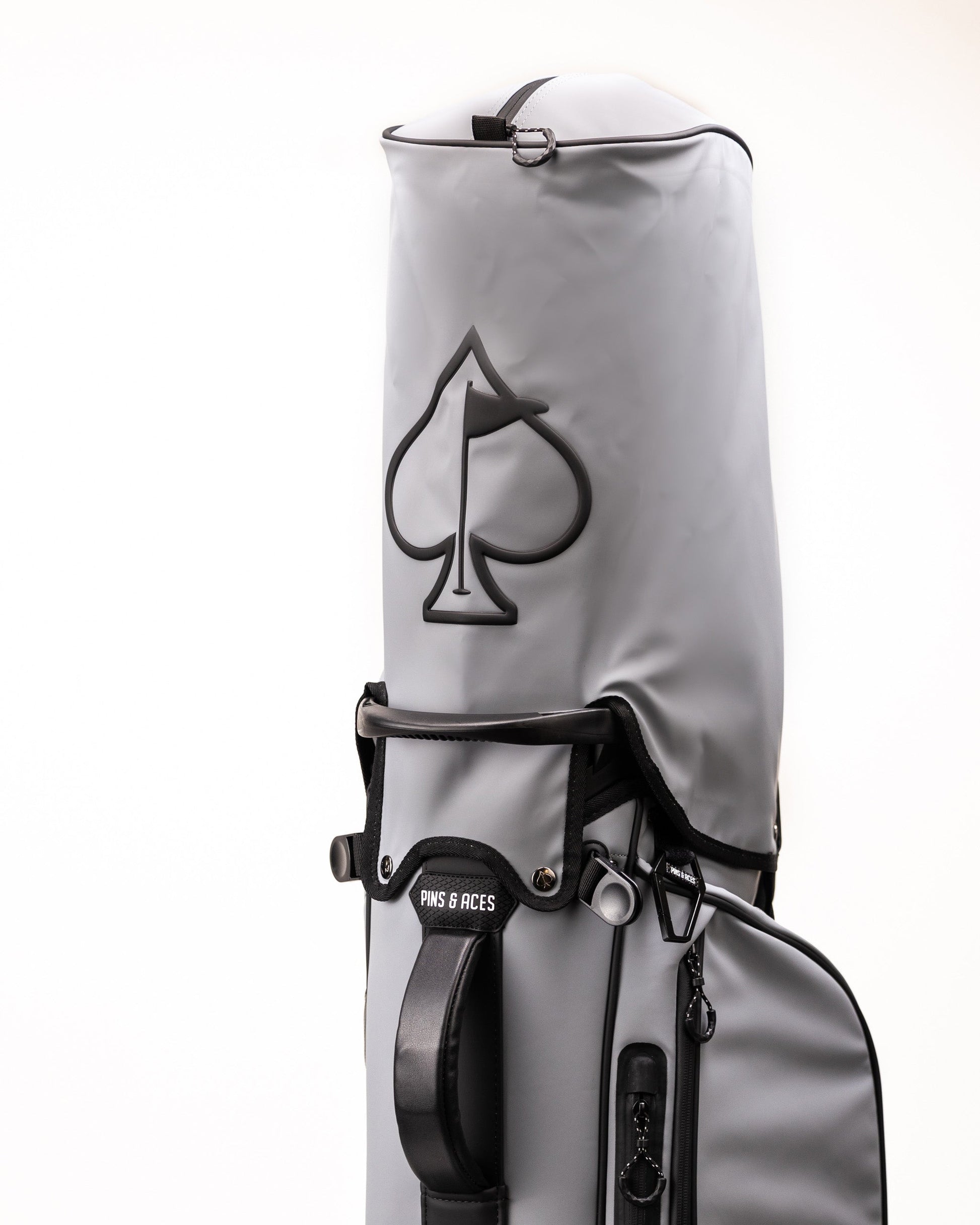 Player Preferred™ Golf Bag in Flat Ash color, showcasing its sleek design and features.