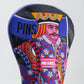 "King of Spades driver cover with a bold design, featuring a royal spade graphic and premium material for golf clubs."