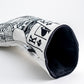 White Out King of Spades driver cover for golf club, featuring a stylish design and protective exterior.