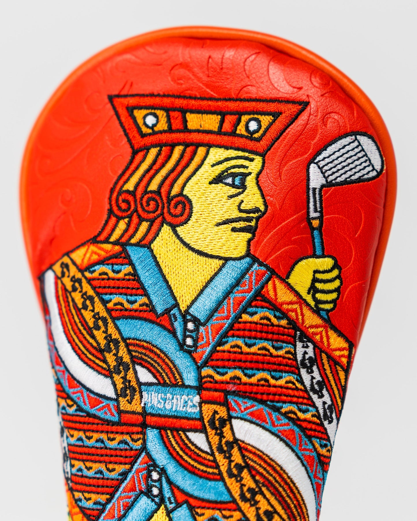 Orange Crush Jack of Spades Hybrid Cover featuring vibrant colors and a unique playing card design.