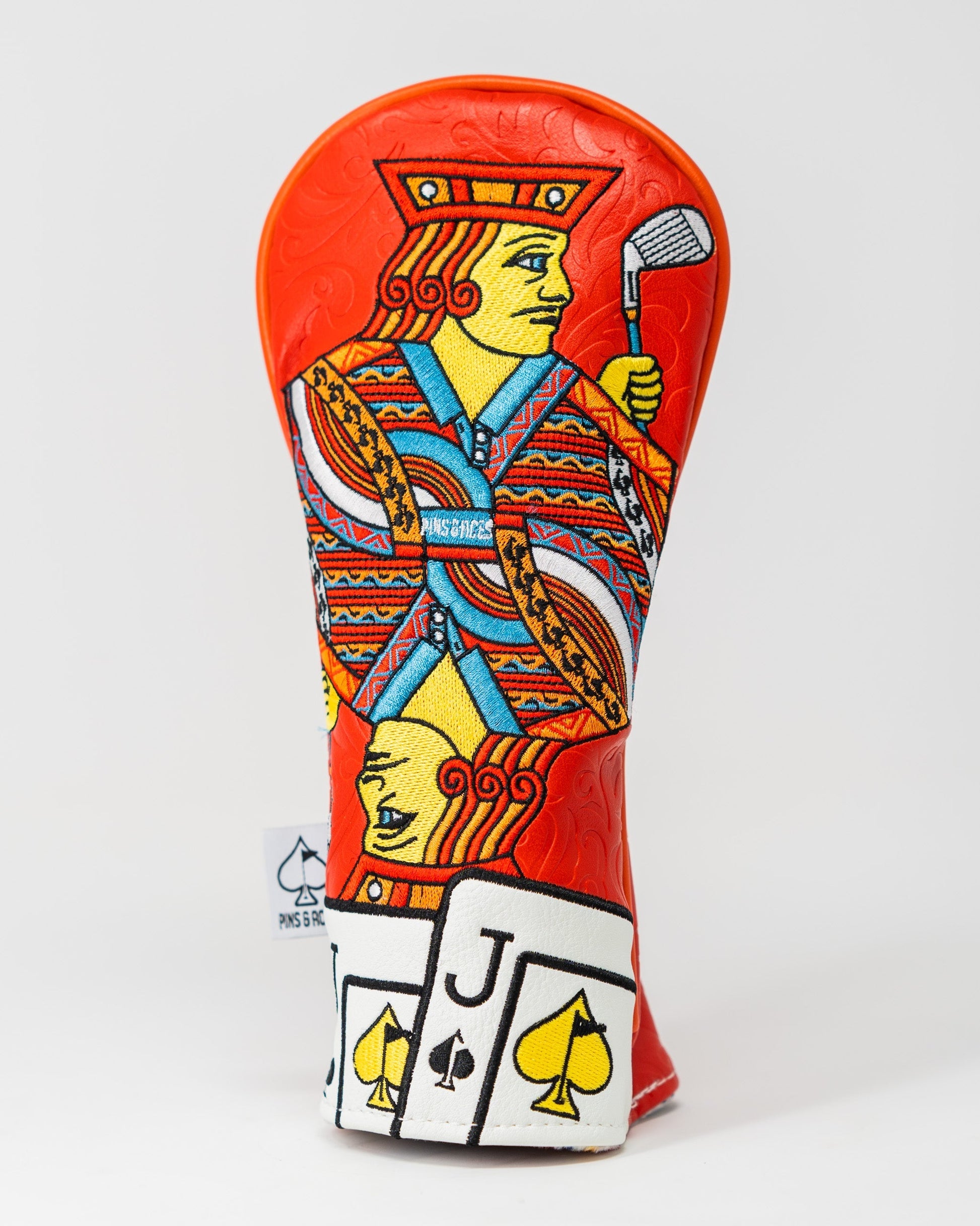 Orange Crush - Jack of Spades hybrid cover featuring vibrant neon colors and a playful design, perfect for card enthusiasts.