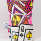 Pink Lemonade Fairway Cover featuring the Queen of Spades design, showcasing vibrant colors and a stylish look for golf enthusiasts.