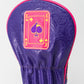 Pink Lemonade King of Spades driver cover featuring a vibrant design and protective fit for golf clubs.