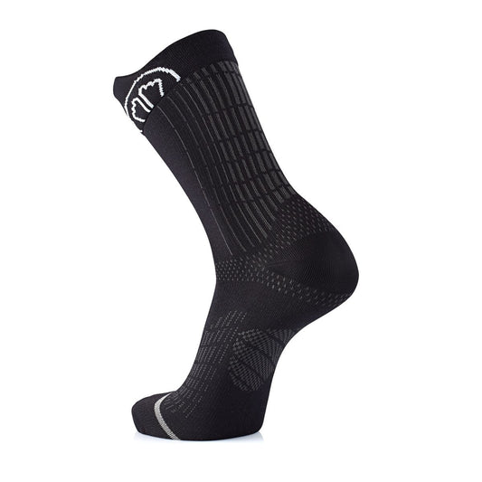SIDAS Run Anatomic Crew Unisex Socks - Black