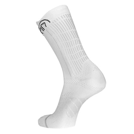 SIDAS Run Anatomic Crew Unisex Socks - White
