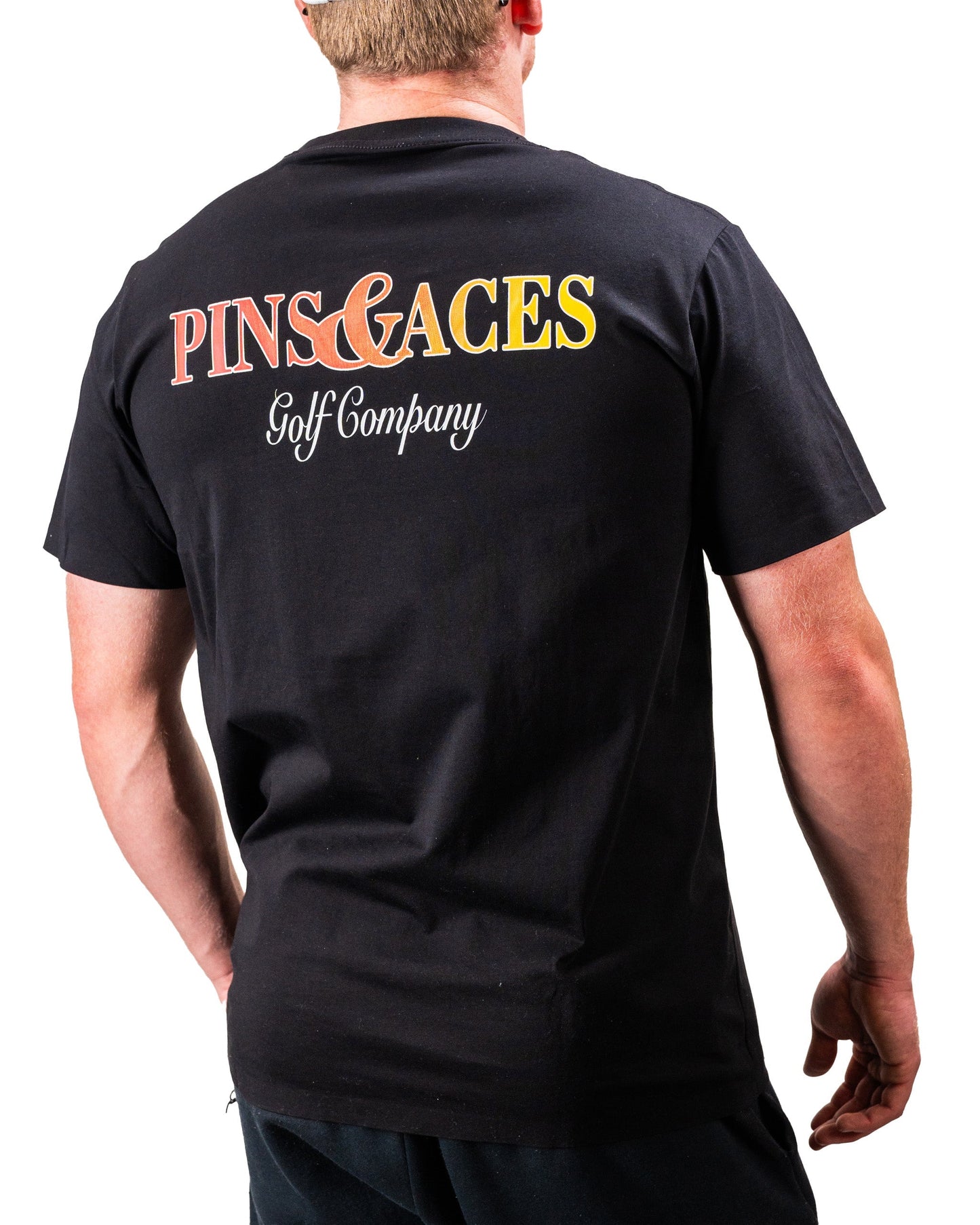 Half&Half tee showcasing a split design with contrasting colors, perfect for streetwear enthusiasts.