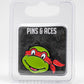 TMNT Raphael Ball Marker featuring a detailed design of the iconic character from Teenage Mutant Ninja Turtles.