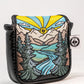 Mallet cover featuring The Rockies design with a scenic mountain landscape and vibrant colors.