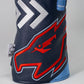 Golf driver headcover featuring a Top Gun Maverick design with embroidered red, white, and blue graphics on navy leather.