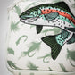 Trout Mallet Putter Cover featuring a realistic trout design in vibrant colors, ideal for protecting golf clubs.