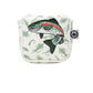 Trout mallet putter cover featuring a vibrant fish design, perfect for golf enthusiasts.