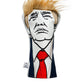 Trump driver cover featuring a cartoon-style depiction of Donald Trump in vibrant colors.