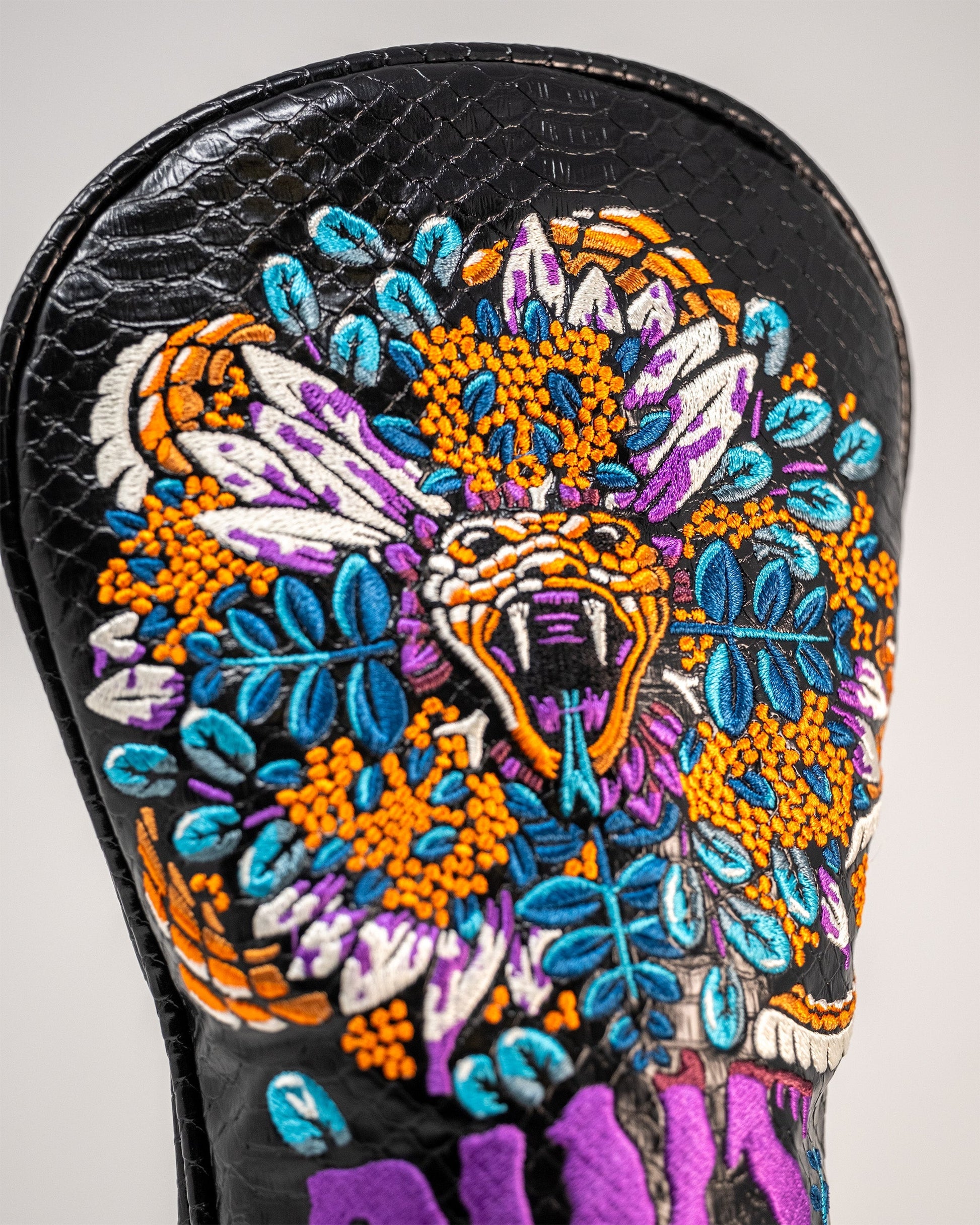 Venom Fairway Cover featuring a sleek design with a venomous snake graphic, suitable for golf clubs.