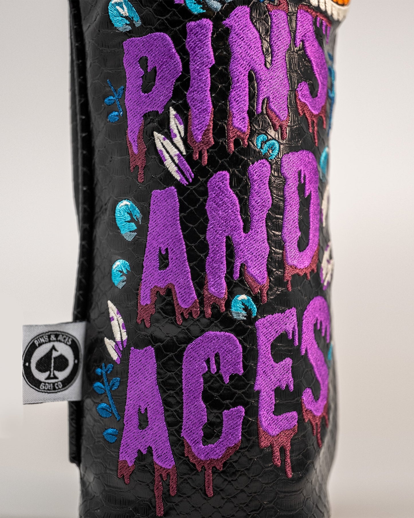 Venom Fairway Cover featuring a sleek design with a venomous snake graphic, suitable for protecting golf clubs.