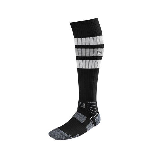 EVO PRO-SRZ STRIPED GAME SOCK BLACK