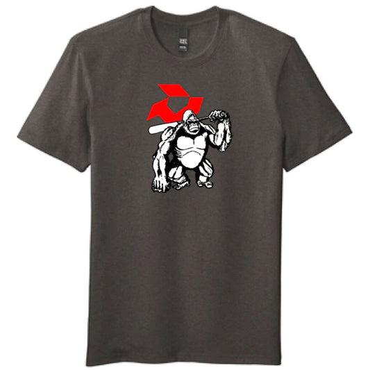VANILLA GORILLA FLEX T SHIRT - CHARCOAL-WHITE