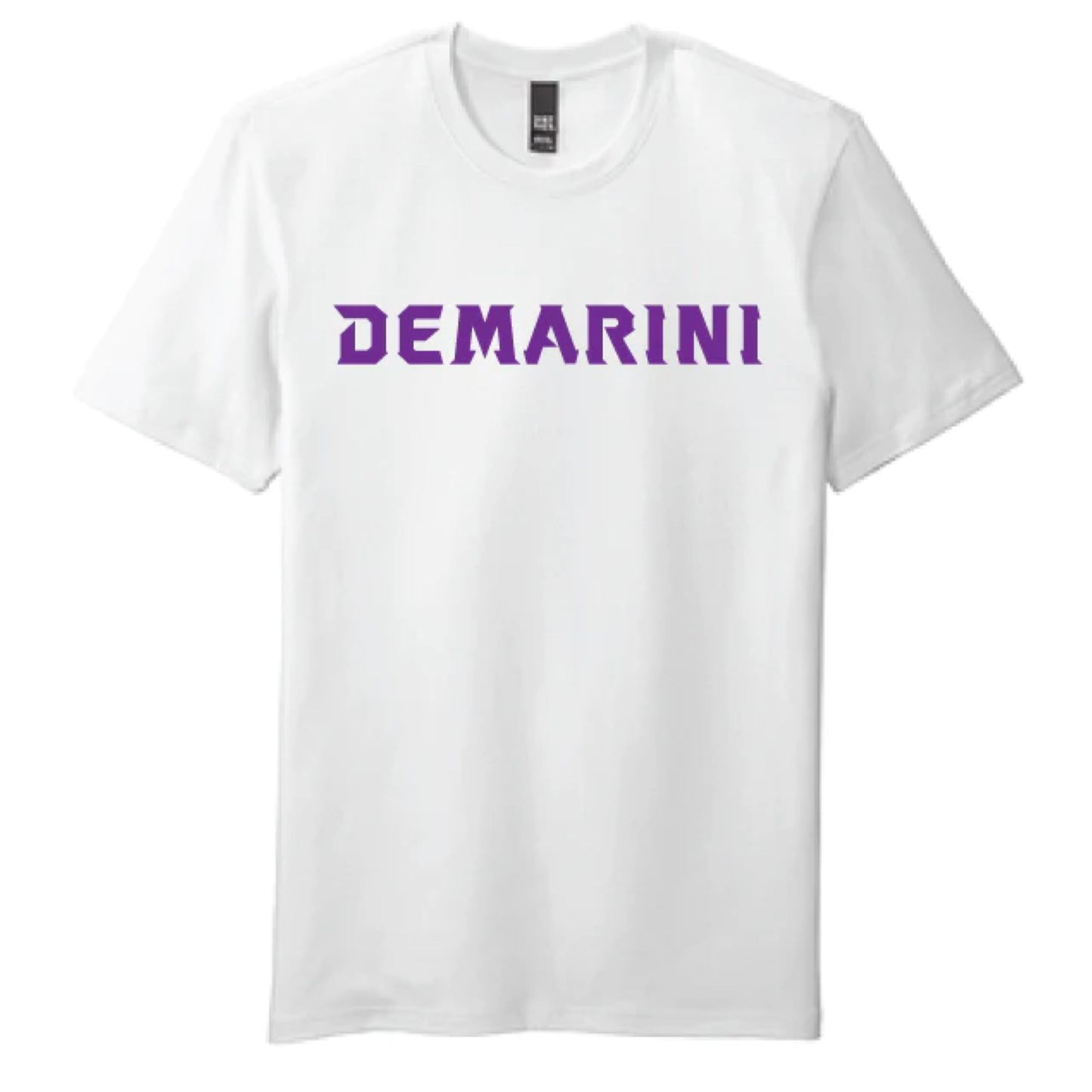 DEMARINI SUNDAY SWAGGER FLEX T SHIRT WHITE-PURPLE