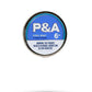 "P&A Cool Mint 6 Milly ball marker tin with warning label about addiction and 15 birdie pouches.